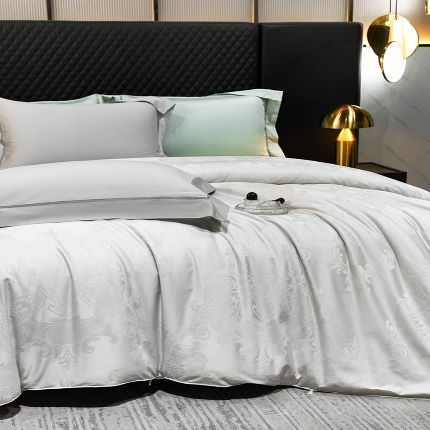 91家纺网 家纺一手货源 找家纺 （总）新品国标柞蚕丝 100%蚕丝被纯棉提花加厚冬被春秋被单人双人四季被子母被二合一