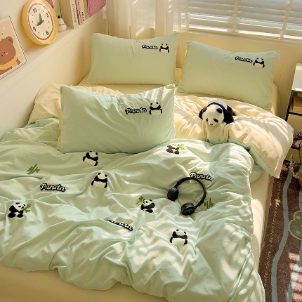 91家纺网 家纺一手货源 找家纺 坚果摄影    小清新小红书自然光毛巾绣四件套拍摄样片