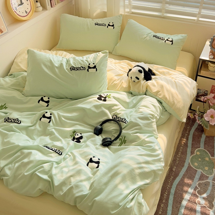 91家纺网 家纺一手货源 找家纺 坚果摄影    小清新小红书自然光毛巾绣四件套拍摄样片