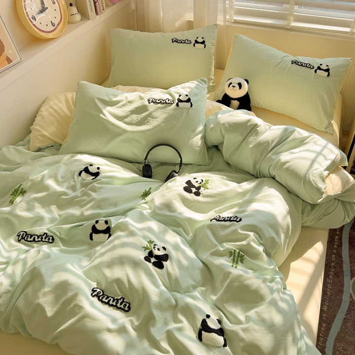 91家纺网 家纺一手货源 找家纺 坚果摄影    小清新小红书自然光毛巾绣四件套拍摄样片