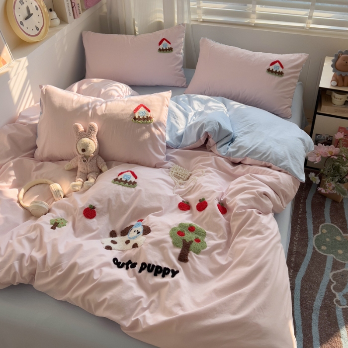 91家纺网 家纺一手货源 找家纺 坚果摄影   小清新小红书自然光毛巾绣四件套拍摄样片