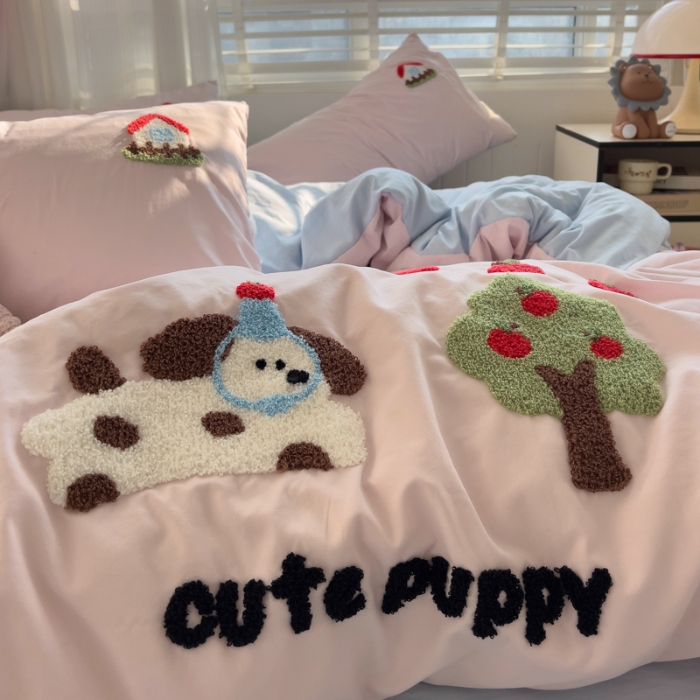 91家纺网 家纺一手货源 找家纺 坚果摄影   小清新小红书自然光毛巾绣四件套拍摄样片