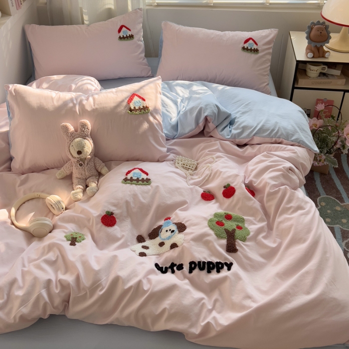 91家纺网 家纺一手货源 找家纺 坚果摄影   小清新小红书自然光毛巾绣四件套拍摄样片