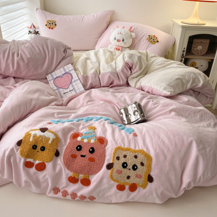 91家纺网 家纺一手货源 找家纺 坚果摄影    小清新小红书自然光毛巾绣四件套拍摄样片