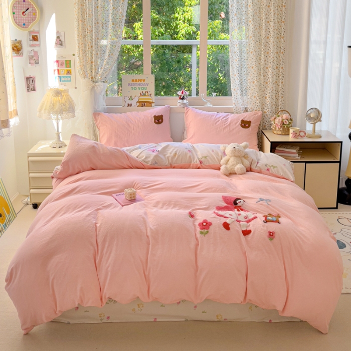 91家纺网 家纺一手货源 找家纺 坚果摄影    小清新小红书自然光毛巾绣四件套拍摄样片