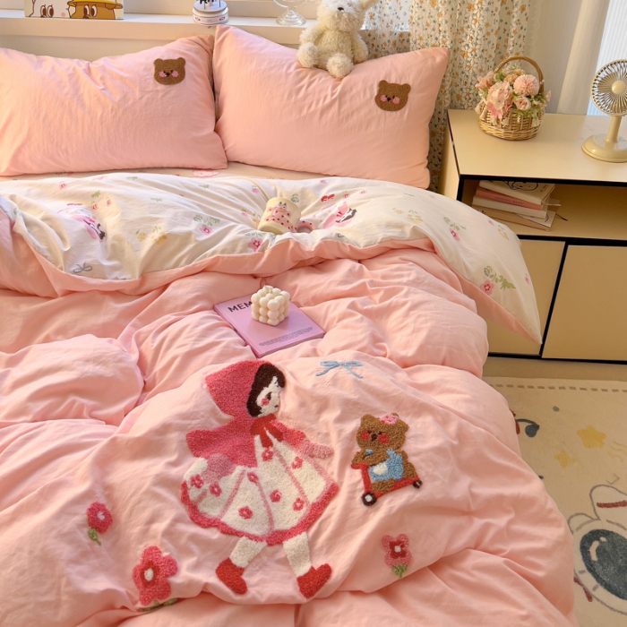 91家纺网 家纺一手货源 找家纺 坚果摄影    小清新小红书自然光毛巾绣四件套拍摄样片