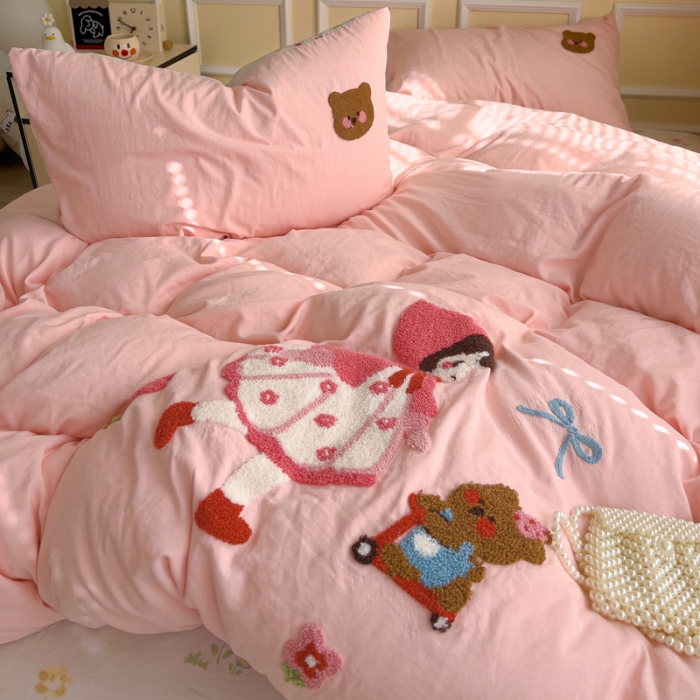 91家纺网 家纺一手货源 找家纺 坚果摄影    小清新小红书自然光毛巾绣四件套拍摄样片