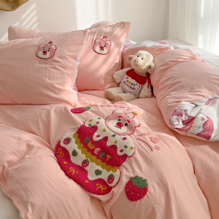 91家纺网 家纺一手货源 找家纺 坚果摄影     小清新小红书自然光毛巾绣四件套拍摄样片