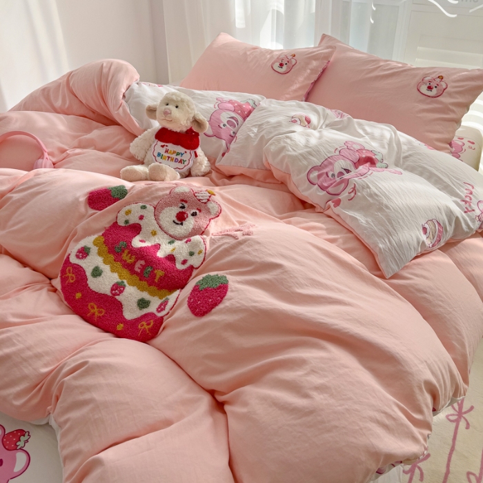 91家纺网 家纺一手货源 找家纺 坚果摄影     小清新小红书自然光毛巾绣四件套拍摄样片