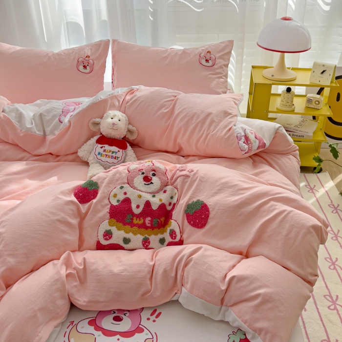 91家纺网 家纺一手货源 找家纺 坚果摄影     小清新小红书自然光毛巾绣四件套拍摄样片