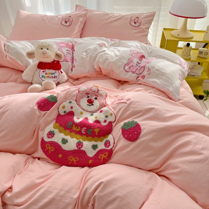 91家纺网 家纺一手货源 找家纺 坚果摄影     小清新小红书自然光毛巾绣四件套拍摄样片