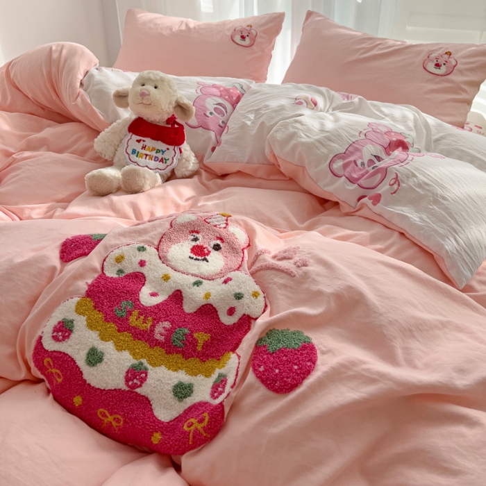 91家纺网 家纺一手货源 找家纺 坚果摄影     小清新小红书自然光毛巾绣四件套拍摄样片