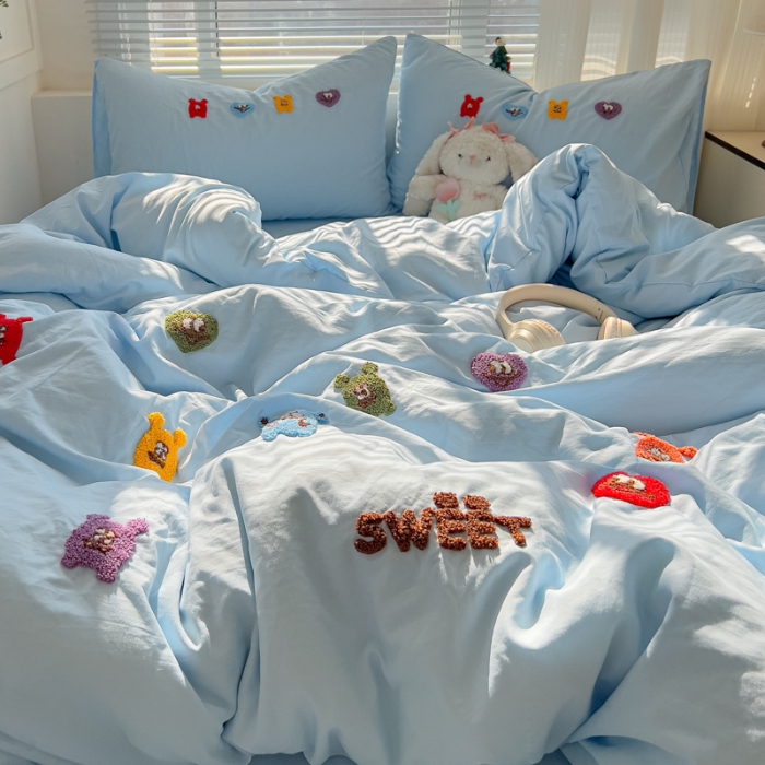 91家纺网 家纺一手货源 找家纺 坚果摄影    小清新小红书自然光毛巾绣四件套拍摄样片