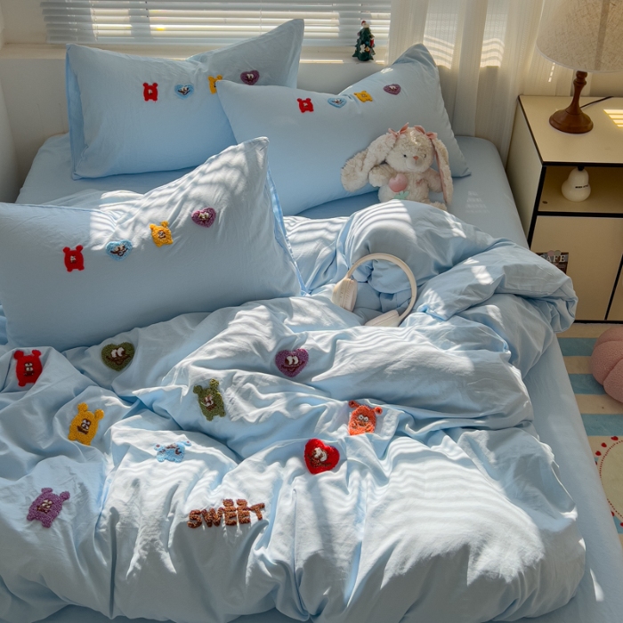 91家纺网 家纺一手货源 找家纺 坚果摄影    小清新小红书自然光毛巾绣四件套拍摄样片