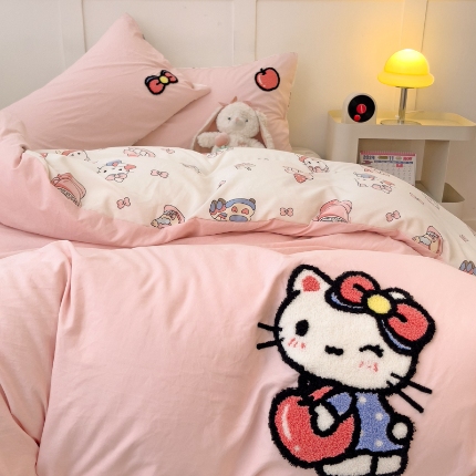 91家纺网 家纺一手货源 找家纺 坚果摄影     小清新小红书自然光毛巾绣四件套拍摄样片