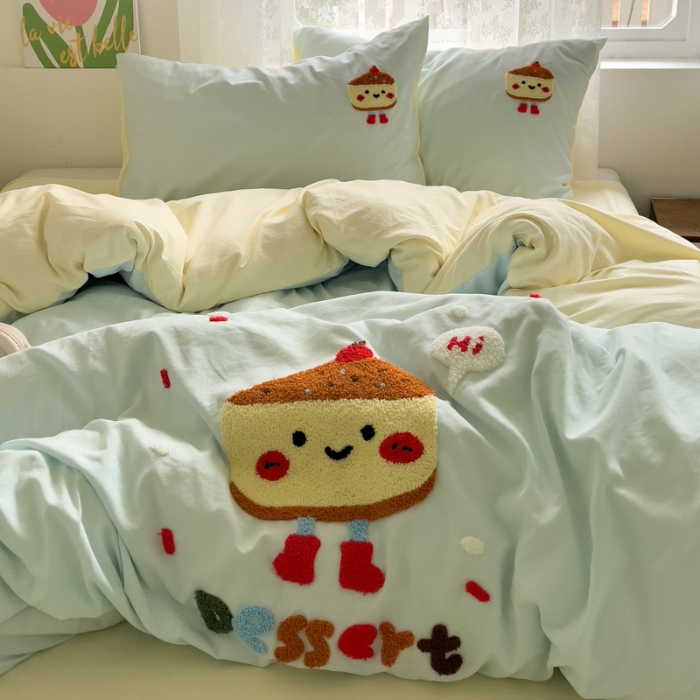 91家纺网 家纺一手货源 找家纺 坚果摄影  小清新小红书自然光毛巾绣四件套拍摄样片