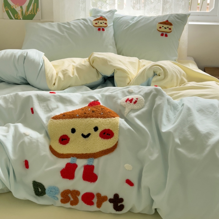 91家纺网 家纺一手货源 找家纺 坚果摄影  小清新小红书自然光毛巾绣四件套拍摄样片