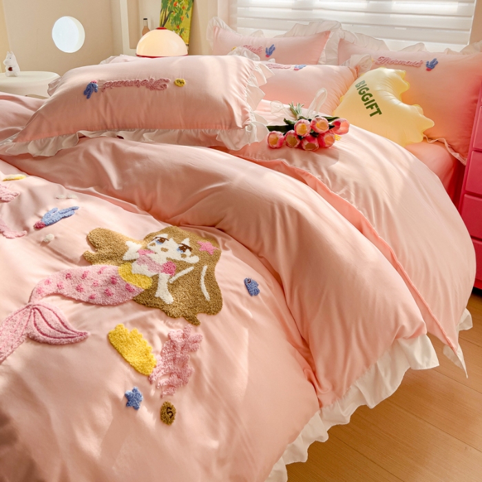 91家纺网 家纺一手货源 找家纺 坚果摄影    小清新小红书自然光毛巾绣四件套拍摄样片