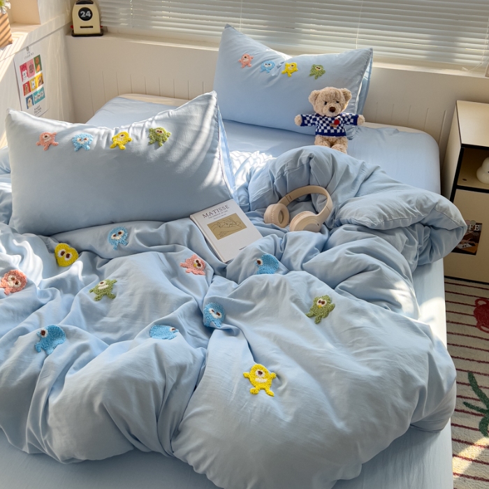 91家纺网 家纺一手货源 找家纺 坚果摄影    小清新小红书自然光毛巾绣四件套拍摄样片