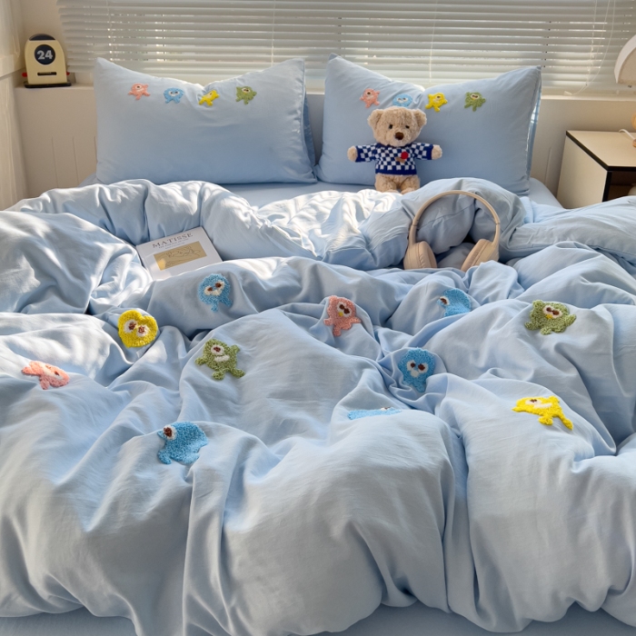 91家纺网 家纺一手货源 找家纺 坚果摄影    小清新小红书自然光毛巾绣四件套拍摄样片