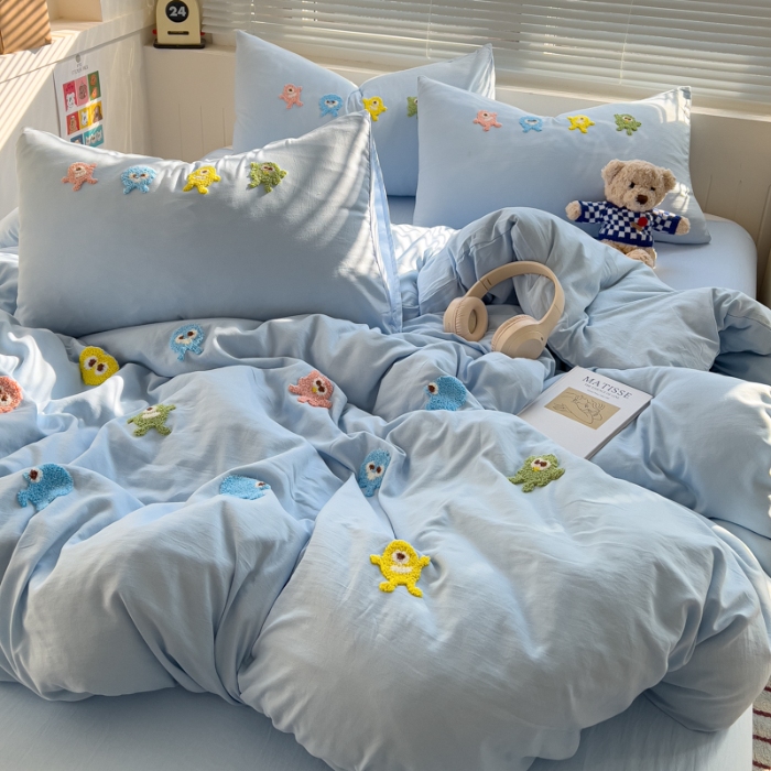 91家纺网 家纺一手货源 找家纺 坚果摄影    小清新小红书自然光毛巾绣四件套拍摄样片