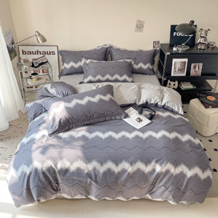 91家纺网 家纺一手货源 找家纺 坚果视觉    小清新小红书自然光印花四件套拍摄样片