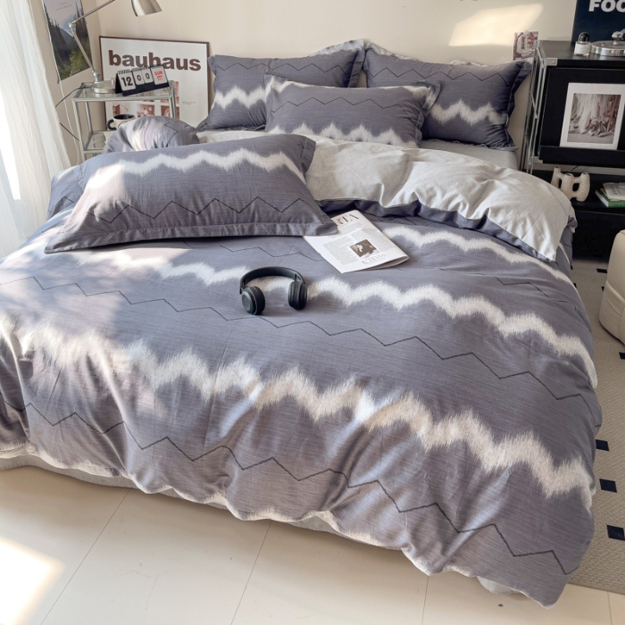 91家纺网 家纺一手货源 找家纺 坚果视觉    小清新小红书自然光印花四件套拍摄样片