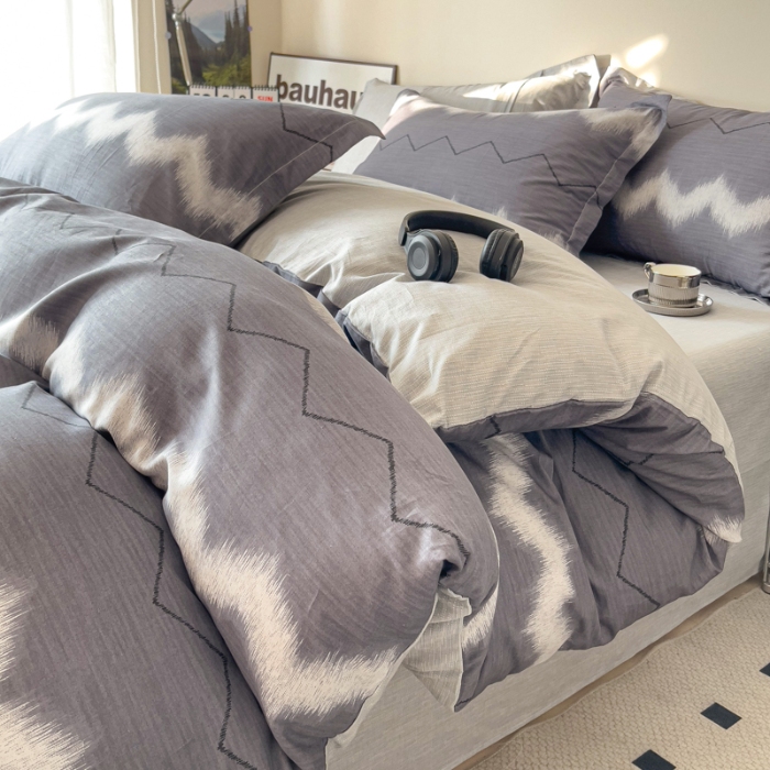 91家纺网 家纺一手货源 找家纺 坚果视觉    小清新小红书自然光印花四件套拍摄样片