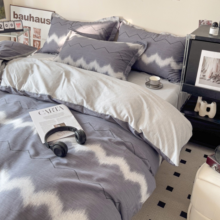 91家纺网 家纺一手货源 找家纺 坚果视觉    小清新小红书自然光印花四件套拍摄样片