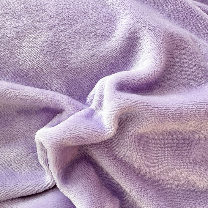 91家纺网 家纺一手货源 找家纺 漫布云2025秋冬新款230g全消光牛奶绒夹棉单床盖纯色蕾丝花边刺绣床裙款床盖法莱绒婴儿绒金貂绒床盖 甜蜜可可— 梦幻紫