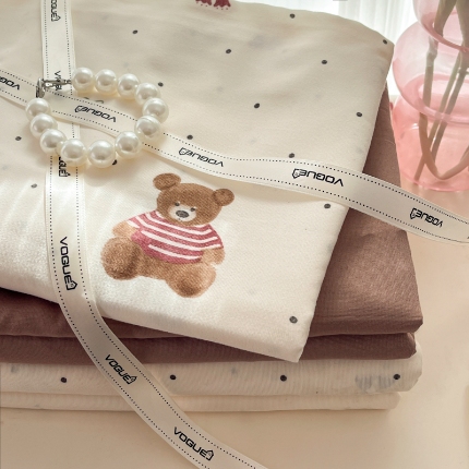 91家纺网 家纺一手货源 找家纺 （总）玉海棠家纺 2025新款针织双层纱四件套