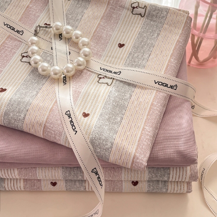 91家纺网 家纺一手货源 找家纺 （总）玉海棠家纺 2025新款针织双层纱四件套