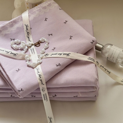 91家纺网 家纺一手货源 找家纺 （总）玉海棠家纺 2025新款针织双层纱四件套