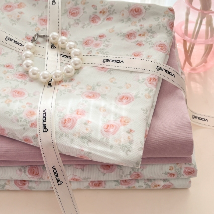 91家纺网 家纺一手货源 找家纺 （总）玉海棠家纺 2025新款针织双层纱四件套