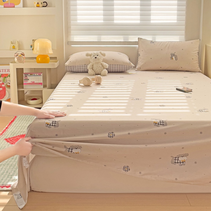 91家纺网 家纺一手货源 找家纺 （总） 2025新款亲肤柔软100棉全棉印花单品床单床笠枕套