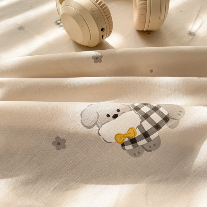 91家纺网 家纺一手货源 找家纺 （总） 2025新款亲肤柔软100棉全棉印花单品床单床笠枕套