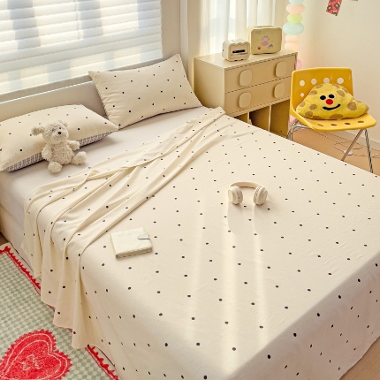 91家纺网 家纺一手货源 找家纺 （总） 2025新款亲肤柔软100棉全棉印花单品床单床笠枕套