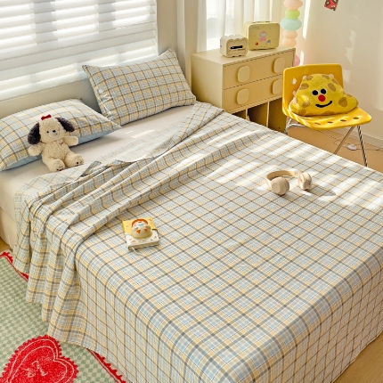 91家纺网 家纺一手货源 找家纺 （总） 2025新款亲肤柔软100棉全棉印花单品床单床笠枕套