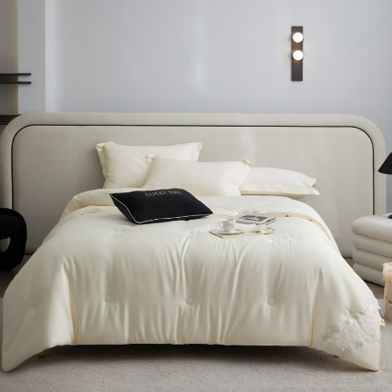 2025新款蒂芙尼蚕蛹蛋白暖绒被 白色