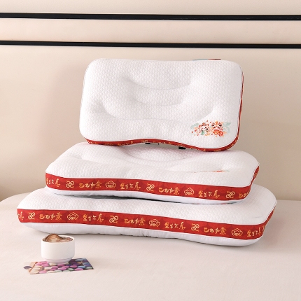 91家纺网 家纺一手货源 找家纺 （总）金牛枕芯 2025新款亲子组合枕针织卡通如意纹儿童学生成人枕头枕芯 