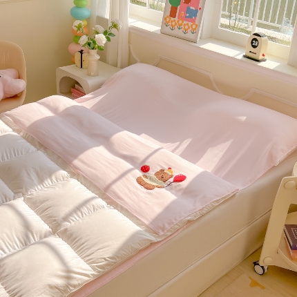 91家纺网 家纺一手货源 找家纺 （总）柒星睡袋 2025新款a类水洗毛巾绣一次性隔脏睡袋