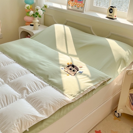 91家纺网 家纺一手货源 找家纺 （总）柒星睡袋 2025新款a类水洗毛巾绣一次性隔脏睡袋