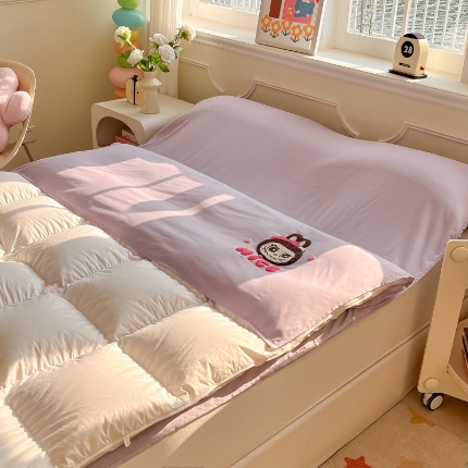 91家纺网 家纺一手货源 找家纺 （总）柒星睡袋 2025新款a类水洗毛巾绣一次性隔脏睡袋