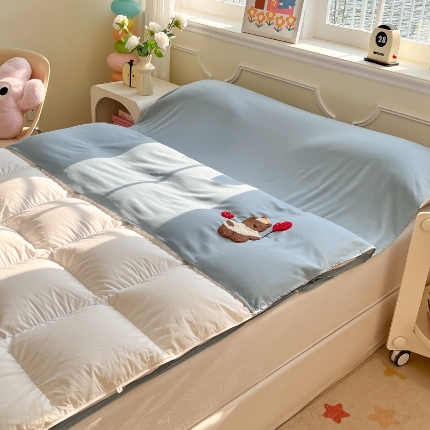 91家纺网 家纺一手货源 找家纺 （总）柒星睡袋 2025新款a类水洗毛巾绣一次性隔脏睡袋