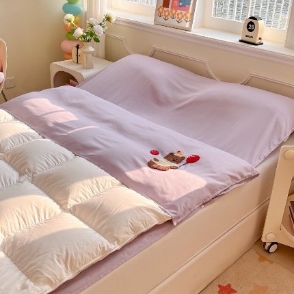 91家纺网 家纺一手货源 找家纺 （总）柒星睡袋 2025新款a类水洗毛巾绣一次性隔脏睡袋