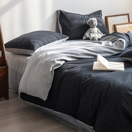 91家纺网 家纺一手货源 找家纺 （总）艾咪-Amy ntmy 2025新款全棉色织小提花四件套