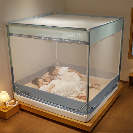 91家纺网 家纺一手货源 找家纺 （总）2025新款卧室儿童宝宝床笠底防止掉床婴儿蚊帐简约大方保暖帐篷防蚊