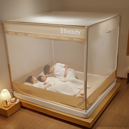 91家纺网 家纺一手货源 找家纺 （总）2025新款卧室儿童宝宝床笠底防止掉床婴儿蚊帐简约大方保暖帐篷防蚊