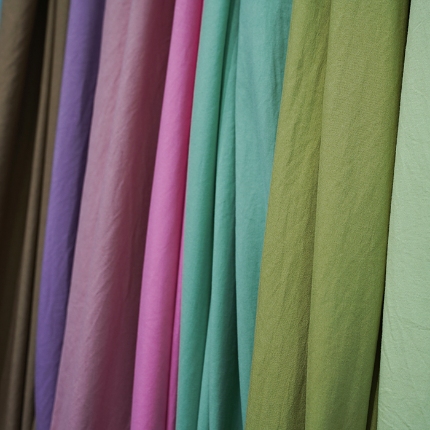 梦织纺 2025新款套件面料水洗棉色布系列