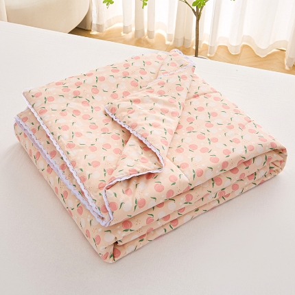 91家纺网 家纺一手货源 找家纺 总首爱小清新印花里外全棉夏被纱布夏被纯棉夏被棉花被夏凉被空调被子儿童夏被